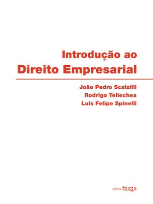 cover image of Introdução ao Direito Empresarial